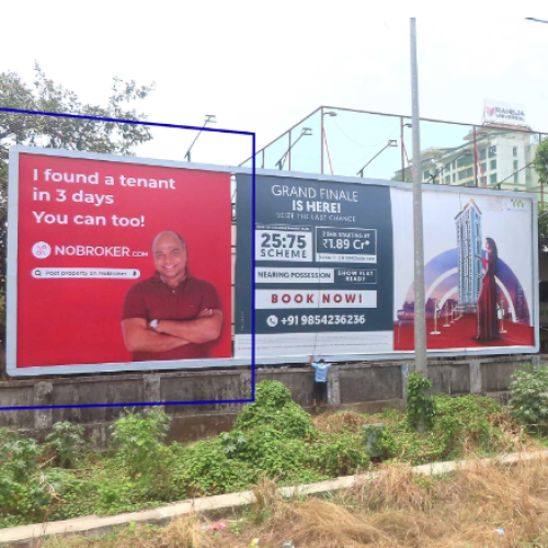 HOARDING : 20 X 20  FAC. RAILWAY TRACK, GOREGAON