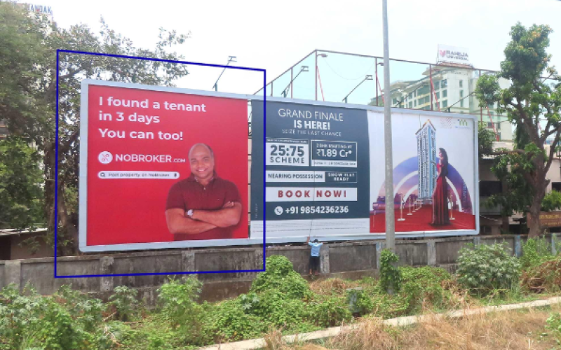 HOARDING : 20 X 20  FAC. RAILWAY TRACK, GOREGAON