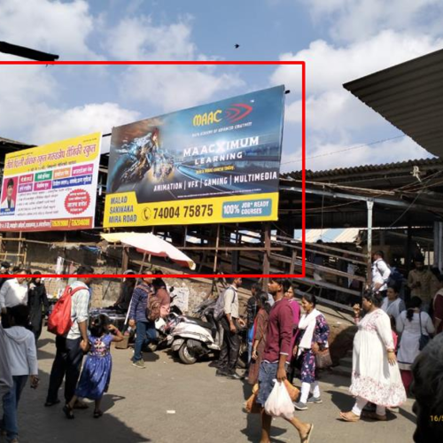 HOARDING : 20 X 10 KURLA WEST STATION ENTRY EXIT – 1, KURLA