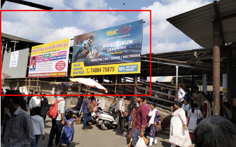 HOARDING : 20 X 10 KURLA WEST STATION ENTRY EXIT – 1, KURLA