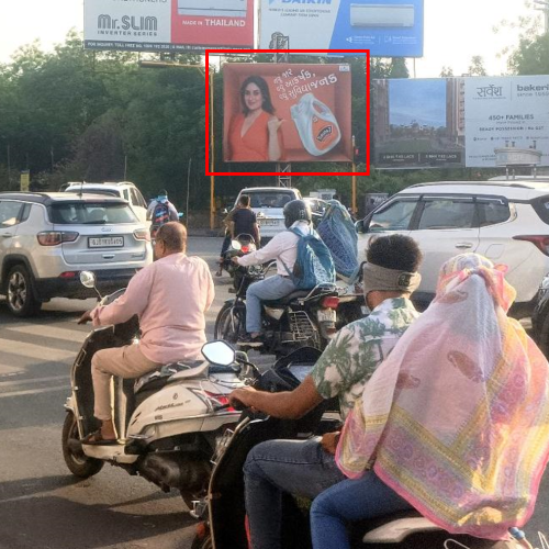 UNIPOLE : 20 X 15   KESHVBAUG CIRCLE TOW. SHIVRANJANI & MANSI CIRCLE, JUDGES BUNGLOW