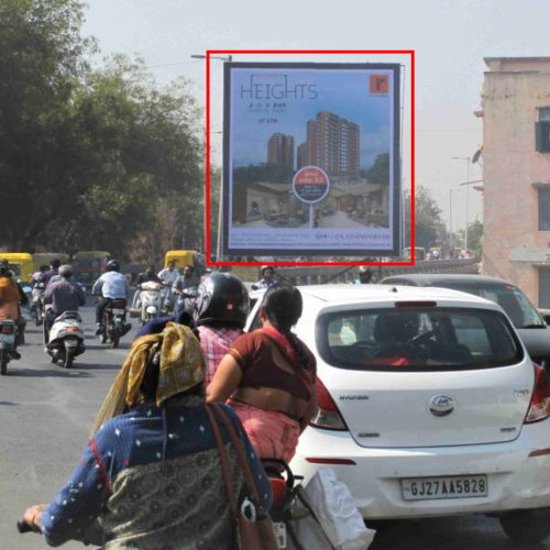 HOARDING : 20 X 22   MANINAGAR LG BRIDGE FTC KHOKHRA TO LG HOSPITAL, MANINAGAR