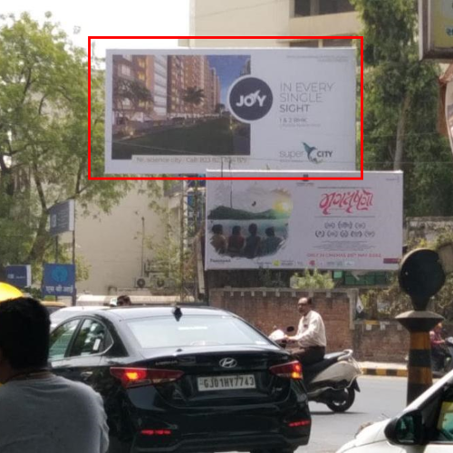 HOARDING : 30 X 15  NEHRUNAGAR OPP. RAJ STATIONARY 1,  NEHRUNAGAR