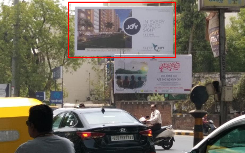 HOARDING : 30 X 15  NEHRUNAGAR OPP. RAJ STATIONARY 1,  NEHRUNAGAR