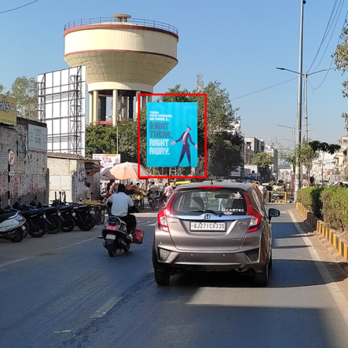 UNIPOLE : 15 X 20   NIKOL JIVANWADI CIRCLE TOWARDS INDIA COLONY BAPUNAGAR, NIKOL