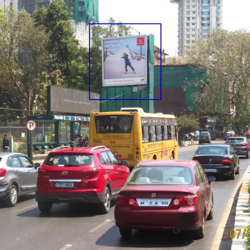 HOARDING : 20 X 20 AT WILSON COLLEGE, MARINE DRIVE