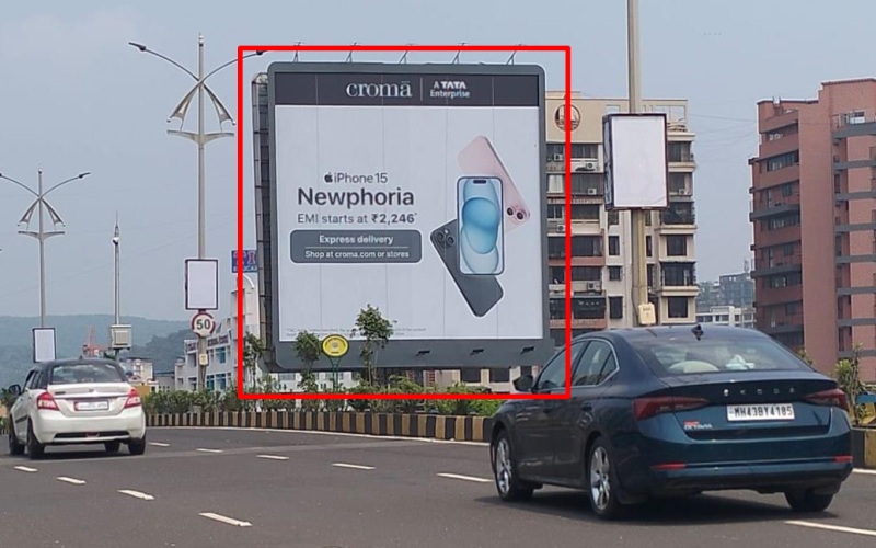 HOARDING : 40 X 40 SEAWOODS L&T MALL ROB TRAFFIC FROM PALM BEACH ROAD, PANVEL