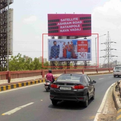 HOARDING : 30 X 15   SABARMATI FLYOVER, CHANDKHEDA TO RTO (DN), SABARMATI FLYOVER