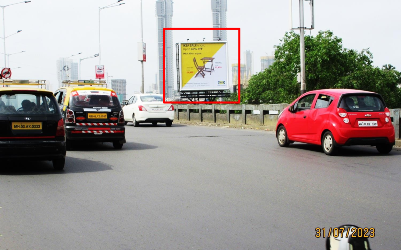 HOARDING : 25 X 25 BYCULLA FLYOVER TRAFFIC MOVING TOWARDS DADAR, SION, MULUND & THANE, MULUND
