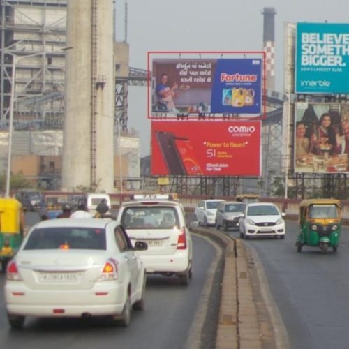 HOARDING : 30 X 15   SABARMATI FLYOVER, RTO TO CHANDKHEDA (R) (U2), SABARMATI FLYOVER