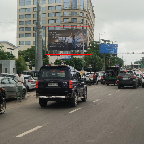 HOARDING : 40 X 20    – O/S SATELLITE POLICE STATION, FTC FR CIRCLE TO JODHPUR, SATELLITE ROAD 