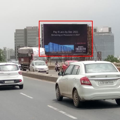 HOARDING : 30 X 20   SHILAJ FLYOVER, SP RING ROAD TOWARDS SINDHUBHAWAN , SHILAJ 