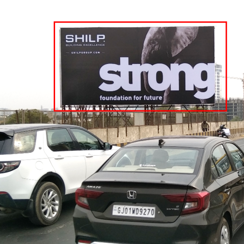 HOARDING : 40 X 20     SHILAJ FLYOVER, SP RING ROAD TOWARDS SHILAJ TO SHINDHUBHAWAN, SHILAJ