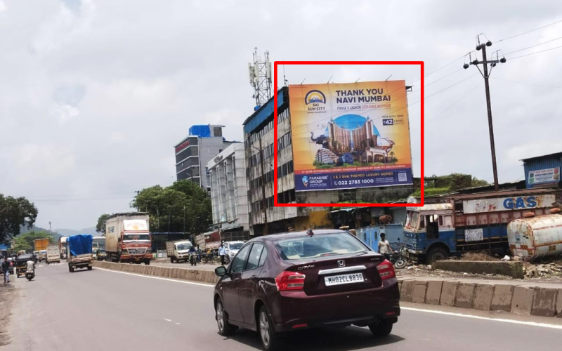 HOARDING : 40 X 35 TALOJA KHARGHAR ROAD TOWARDS SHILFATA, KHARGHAR
