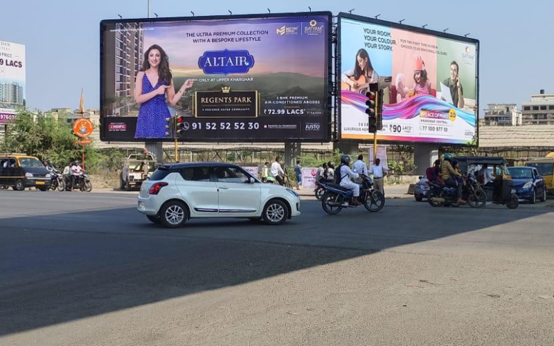 HOARDING : 60 X 30 TALOJA PHASE 2 ENTRY EXIT TRAFFIC FROM KHARGHAR PANVEL SHILFATA, TALOJA