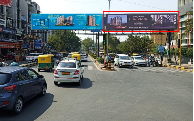 GANTRY : 45 X 10   SHYAMAL CROSS ROAD  FTF SHYAMAL JUNCTION TO PRAHLADNAGAR – RIGHT, SHYAMAL