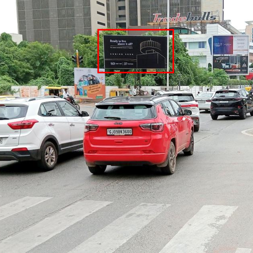 UNIPOLE : 20 X 10   SINDHUBHAVAN ROAD, BAJARANJ SUPER MARKET , TOWARDS S.G.HIGHWAY, SINDHUBHAVAN