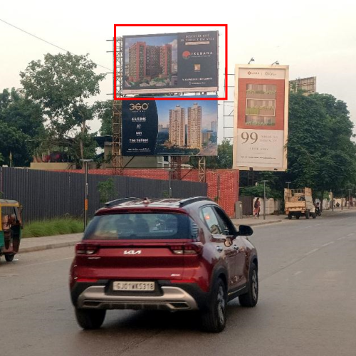 HOARDING : 25 X 15   SINDUBHAVAN ROAD O/S ARMIEDA NR. BAJRANG MARKET FTF TAJ HOTEL TO  PAKWAN CIRCLE – UPPER, SINDUBHAVAN