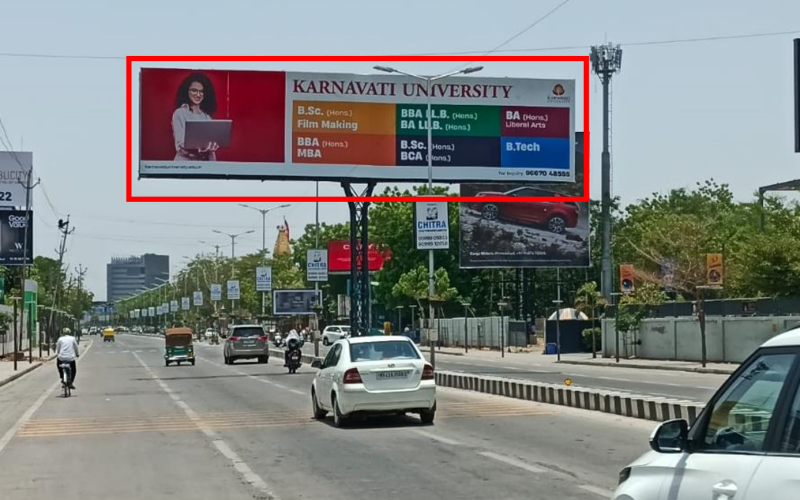 GANTRY : 50 X 12    SINDHUBHAVAN ROAD NR. FUN BLAST TOW. SP RING ROAD TO SG ROAD PAKWAN CIRCLE, SINDHUBHAVAN