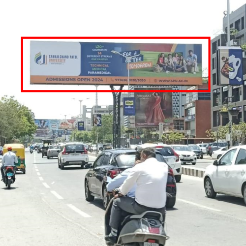 GANTRY : 50 X 12    SINDHUBHAVAN ROAD NR. ARISHTA TOW. SP RING ROAD TO SG ROAD PAKWAN CIRCLE, SINDHUBHAVAN