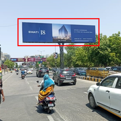 GANTRY : 50 X 12    SINDHUBHAVAN ROAD NR. SILVER RADIANCE TOW. PAKWAN SG ROAD TO SP RING ROAD, SINDHUBHAVAN