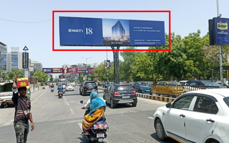 GANTRY : 50 X 12    SINDHUBHAVAN ROAD NR. SILVER RADIANCE TOW. PAKWAN SG ROAD TO SP RING ROAD, SINDHUBHAVAN