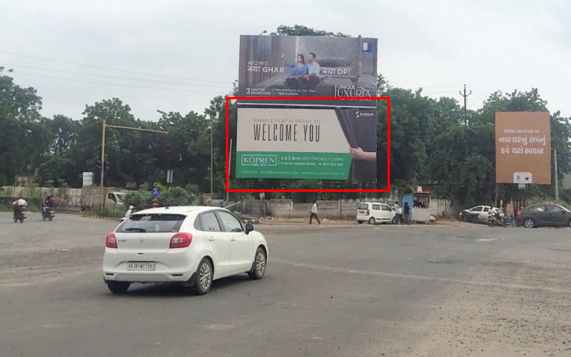 HOARDING : 40 X 20    SP RING ROAD OGANAJ CIRCLE, TOWARDS SCIENCE CITY (DN), SP RING ROAD