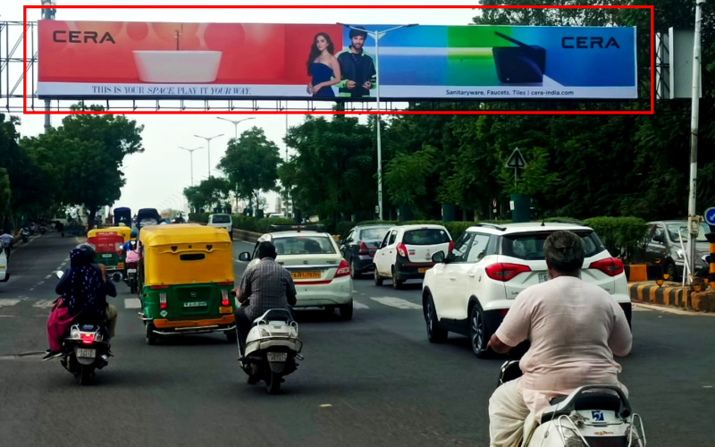 GANTRY : 81 X 10    SUBHASHBRIDGE, AIRPORT TO RTO CIRCLE, SUBHASHBRIDGE 