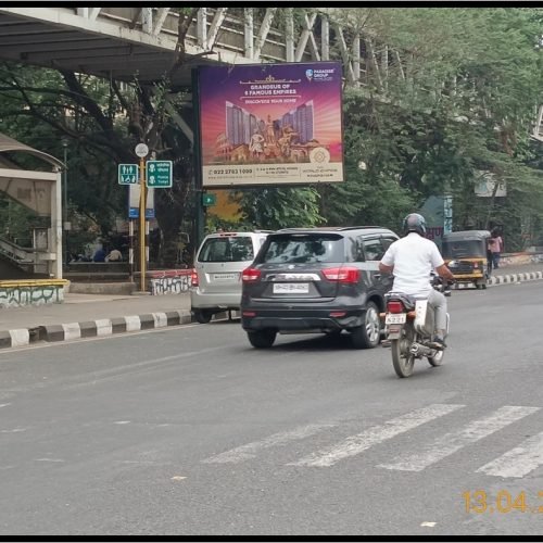 FLAG :  12 X 10   KHARGHAR ENTRANCE BEFORE HIRANANDANI BQS (LEFT)