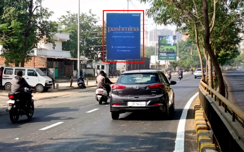 UNIPOLE : 15 X 20  AMBALI – BOPAL ROAD TOWARDS ISCON TO SP RING ROAD / BOPAL – 1, BOPAL