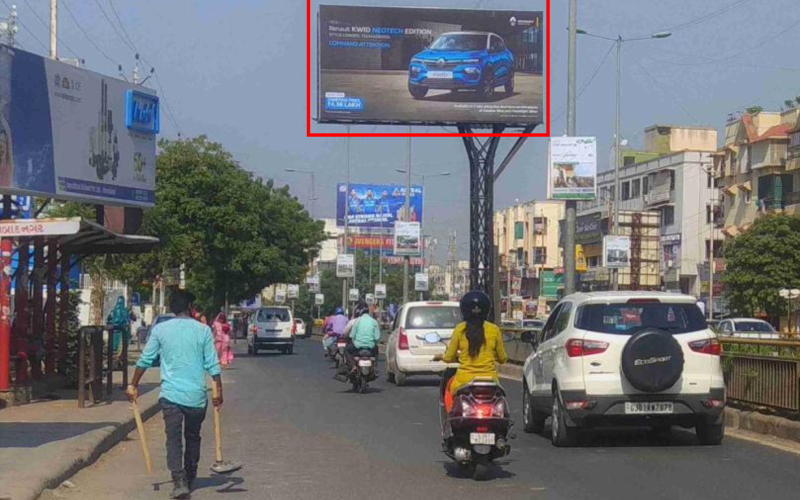 UNIPOLE [CANTILEVER] : 20 X 10  BOPAL ENTRY NR. VAKIL SAHEB BRIDGE BOPAL BRIDGE TOWARDS GHUMA, BOPAL 