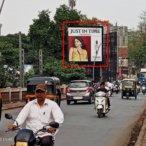 HOARDING : 20 X 20 KALYAN SUBHASH CHOWK LEFT SIDE TRAFFIC FROM ULHASNAGAR TO KALYAN