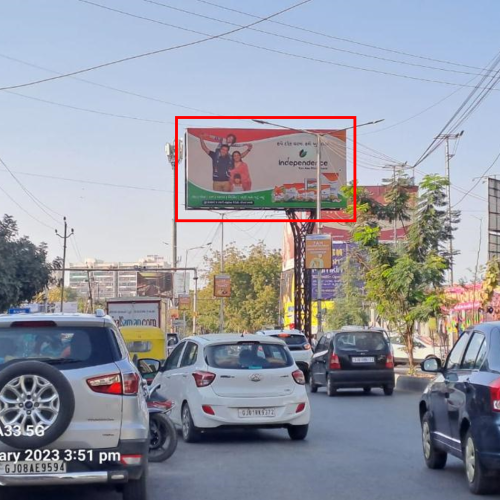 UNIPOLE : 20 X 10  SOUTH BOPAL – O/S SOBO CENTER NEAR HDFC BANK