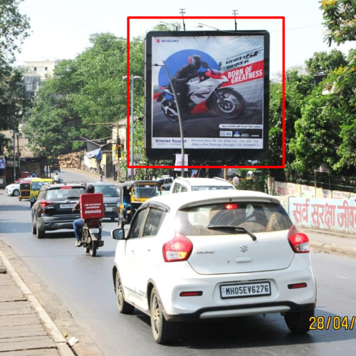 HOARDING : 20 X 20  KALYAN SUBHASH CHOWK RIGHT SIDE TRAFFIC FROM ULHASNAGAR TO KALYAN
