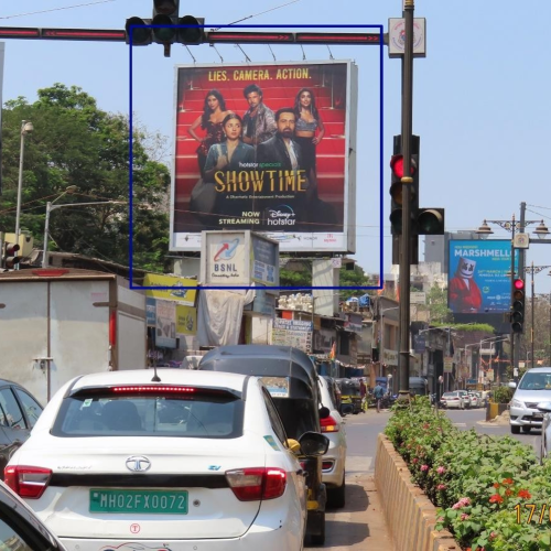 HOARDING : 40 X 40 OPP SNDT COLLEGE, JUHU