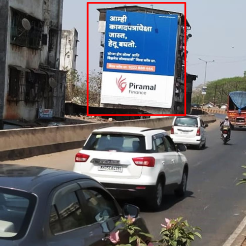 HOARDING : 32 X 40  KALYAN – PATRI POOL BYPASS TOWARDS KADAKPADA DURGADI BRIDGE, KALYAN