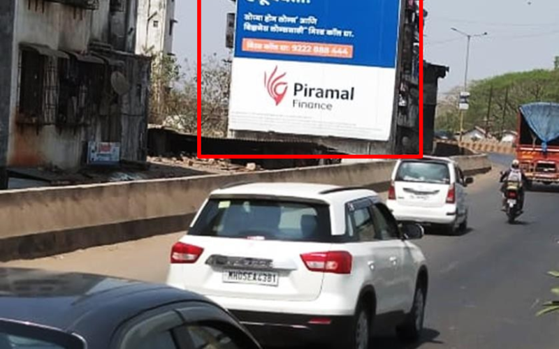 HOARDING : 32 X 40  KALYAN – PATRI POOL BYPASS TOWARDS KADAKPADA DURGADI BRIDGE, KALYAN