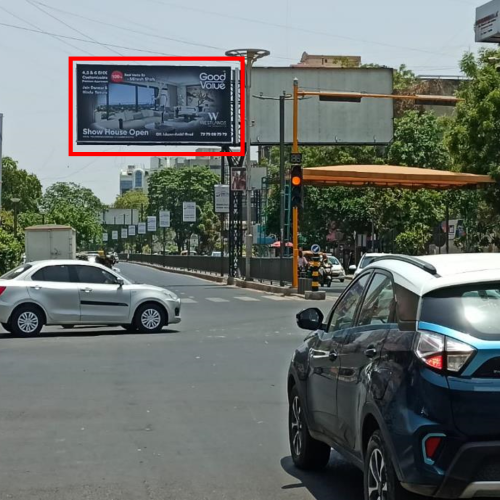 GANTRY : 24 X 12   SWAGAT CROSS ROAD O/S JADE BLUE TOW. SWASTIK CROSS ROAD TO PANCHWATI CIRCLE – L, CG ROAD