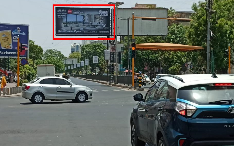GANTRY : 24 X 12   SWAGAT CROSS ROAD O/S JADE BLUE TOW. SWASTIK CROSS ROAD TO PANCHWATI CIRCLE – L, CG ROAD