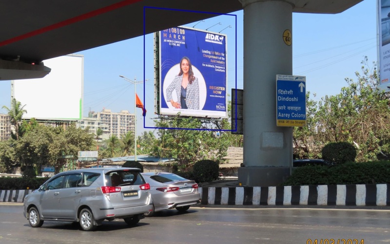 HOARDING : 40 X 40 ON WEH, NR. PUMP HOUSE, ANDHERI