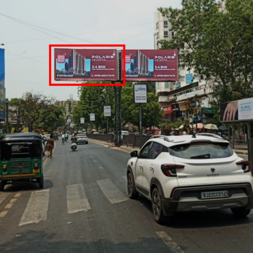 GANTRY : 20 X 10   O/S MUNICIPAL MARKET TOW. GIRISH COLDRING TO SWASTIK CROSS ROAD – L, CG ROAD