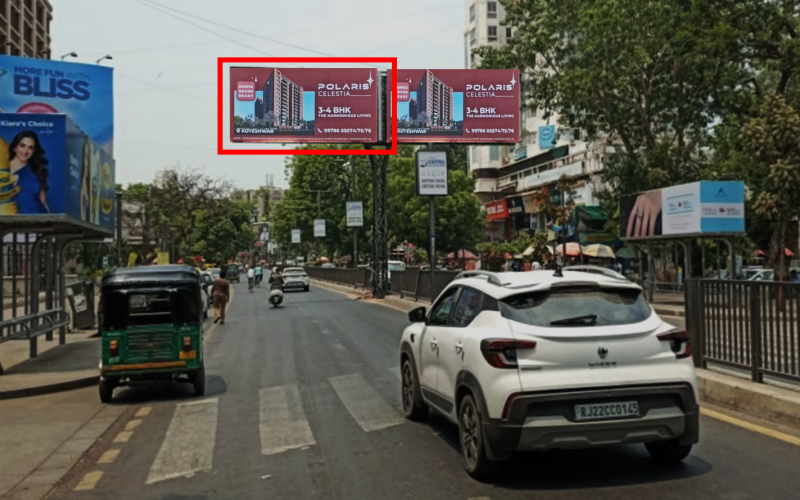 GANTRY : 20 X 10   O/S MUNICIPAL MARKET TOW. GIRISH COLDRING TO SWASTIK CROSS ROAD – L, CG ROAD