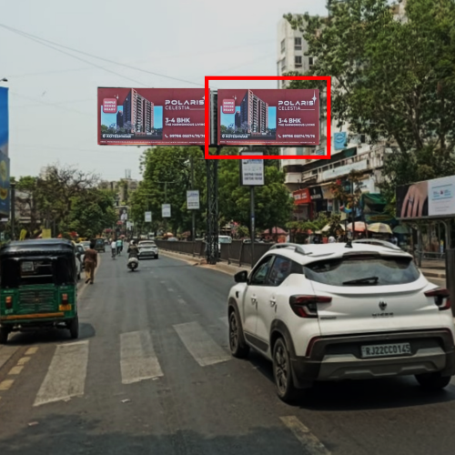 GANTRY : 20 X 10   – O/S MUNICIPAL MARKET TOW. GIRISH COLDRING TO SWASTIK CROSS ROAD – R, CG ROAD