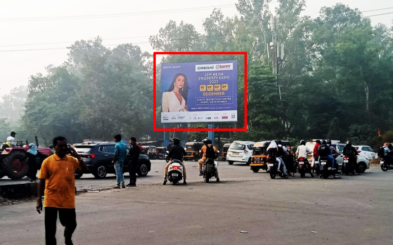 HOARDING : 40 X 30  SHILFATA JUNCTION FROM SHILFATA KALYAN DOMBIVLI TOWARDS VASHI THANE PANVEL, KALYAN