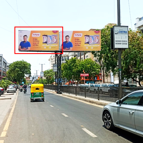 GANTRY : 20 X 10   O/S YESBANK NR. SWAGAT CROSS ROAD TOW. PANCHWATI CIRCLE TO SWASTIK CROSS ROAD – L, CG ROAD