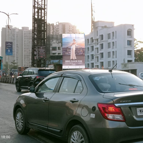 HOARDING : 25 X 40  SHILFATA JUNCTION TOWARDS VASHI, THANE