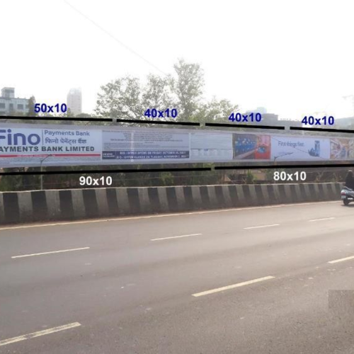 HOARDING : MULTI SIZE HOARDING ON JLVR FLYOVER
