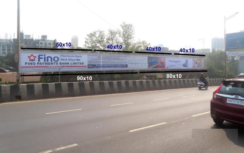 HOARDING : MULTI SIZE HOARDING ON JLVR FLYOVER