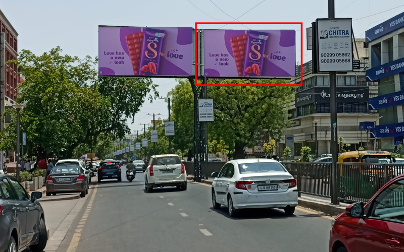 GANTRY : 20 X 10   O/S YESBANK NR. SWAGAT CROSS ROAD  TOW. SWASTIK CROSS ROAD TO PANCHWATI CIRCLE – R, CG ROAD