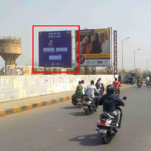 HOARDING : 20 X 20 CHANDLODIYA FLYOVER, GODREJ GARDEN CITY GOTA TO NIRNAY NAGAR – (L), CHANDLODIYA
